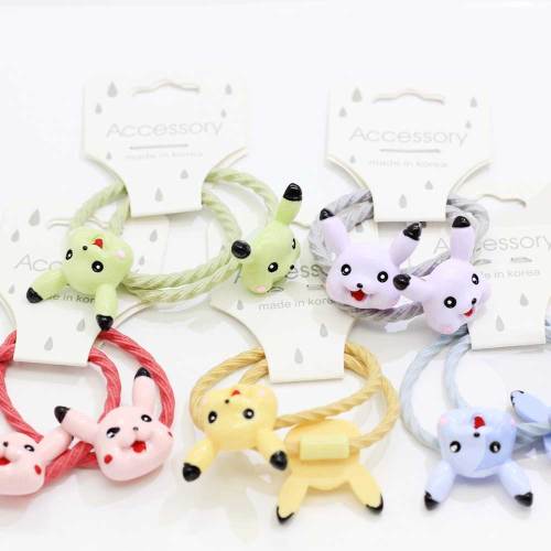 Nieuwe mode cartoon baby kinderen meisjes kleine prinses cartoon elastische haarbanden hoofd haar tie bands touwen meisjes paardenstaart