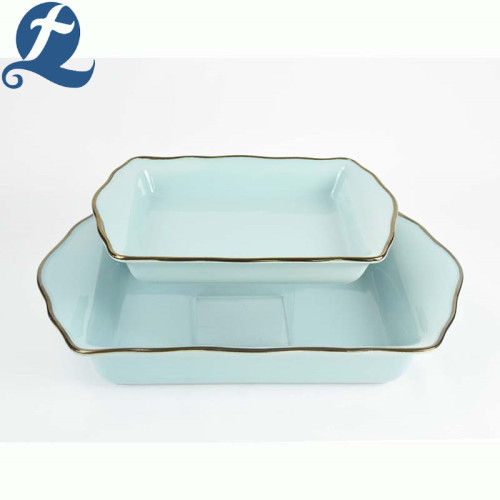 Rectangular Irregular Phnom Penh Porcelain Bakeware