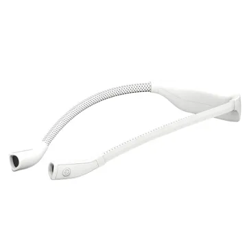 2023 New 3 Colors Rechargeable LED Neck Reading Light Bendable Arm Neck Hung Book Light for Kids Reading
