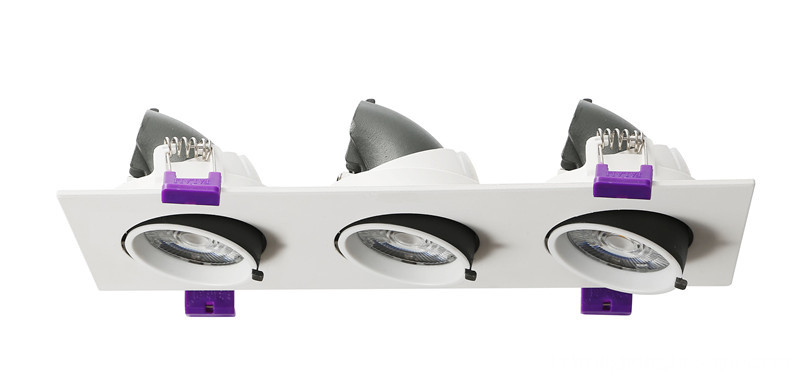 three head led trunk downlights