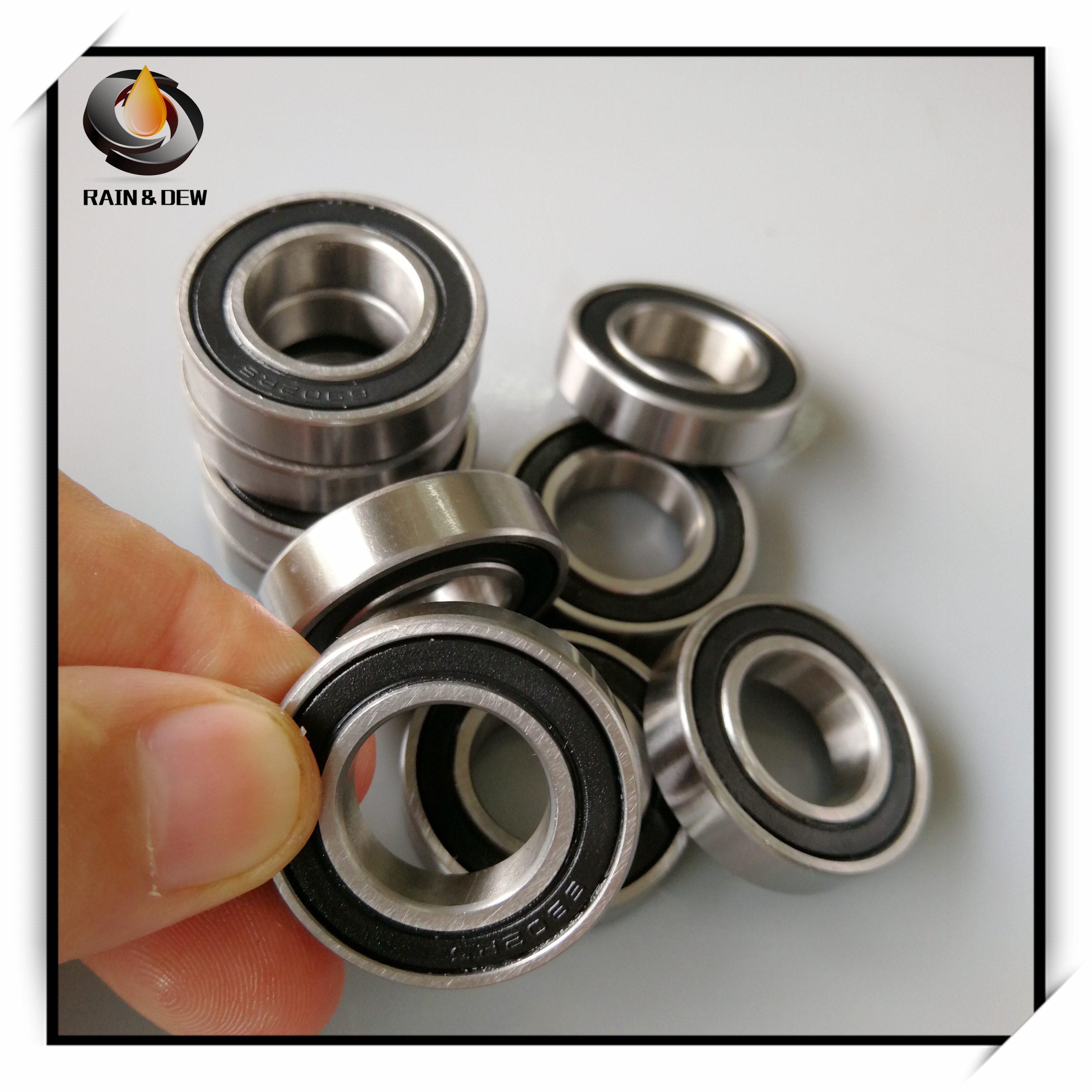 2Pcs 6902 Hybrid Ceramic Bearing 15x28x7 mm ABEC-7 Bicycle Bottom Brackets & Spares 6902RS Si3N4 Ball Bearings