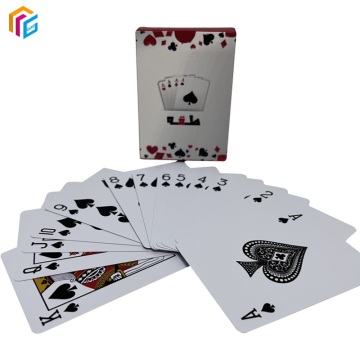 Adult Custom Waterproof Poker Cards with Black Logo Factory Manufacturer