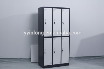6 Doors steel cabinet clothes wardrobe locker