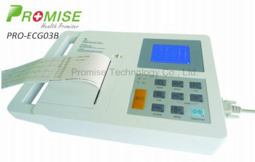 Medical Instrument - 3 Channel Electrocardiograph with Printer (PRO-ECG03B)