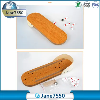 Wooden mini bowling/parent-child/interactive game