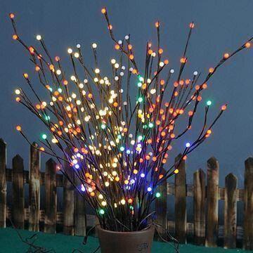 Non-glare LED Tree Light with Low Power Requirements and Adjustable Brightness Control, No IR