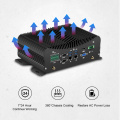 Fanless Industrial Mini PC 10210U Dual LAN Affichage