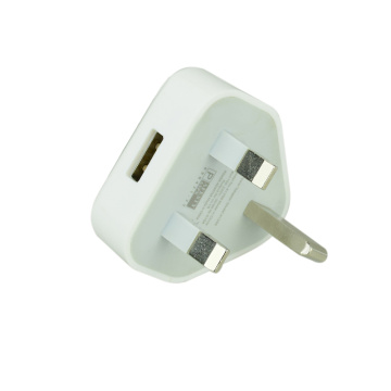 Cargador USB de pared UK BS1363 para teléfono