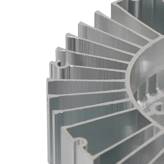 Custom Anodized Aluminum Profile Extruded Cylindrical Heatsink