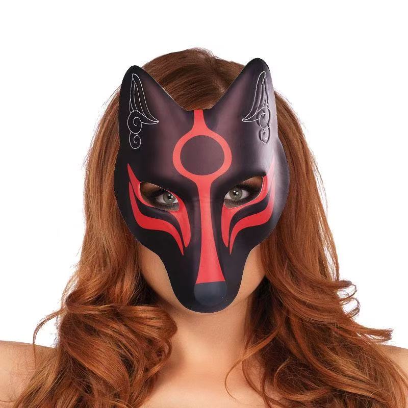 Blank Paintable Japanese Kitsune Fox Mask