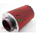 Filtro aria universale rosso universale di altezza 230 mm