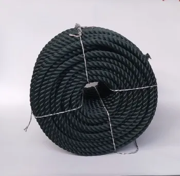 Marine Grade Flat Rope Reel for Anchoring and Mooring Lines - Double Braided Black & White Ropes
