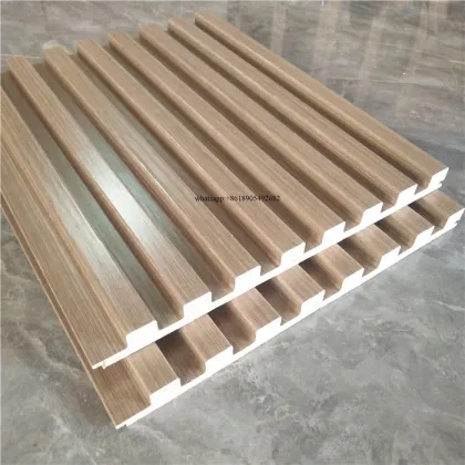 Fluted Wall Board: Wood Finish Solid Wood Wall Panel for Interior Slat Wall Decor
