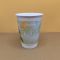 Copos de café térmicos de parede dupla de 12 onças 90 mm