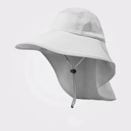 Unisex Solid Color Bucket Hat - Outdoor Sports Sunscreen Quick Drying Waterproof Hat
