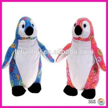 Valentine toy plush penguin swirl toy plush animal stuffed toy