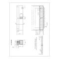 2,54 mm Dual -Row -Box -Header Dip rechts 90 ° Typ H = 13,60 mm