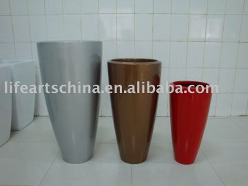 fiberglass pots, fiberglass planters, garden pot, decoration pot
