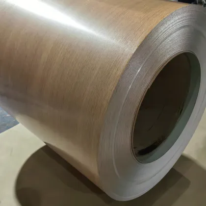 Leather Wood Grain Laminated Metal in Home Decoration