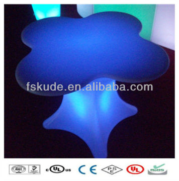 Led KTV furniture, LED Plastic Color Changing light up bar table