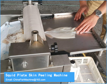 Squid Skinning machine