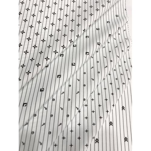 T/C Woven Yarn-dyed Stripe Printed Processing Fabric