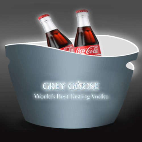 Beer Advertising LED Bucket Coolers