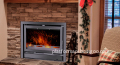 Wood Burning Fireplace Stove for Home Use: Wall Inserted Landscape Heater
