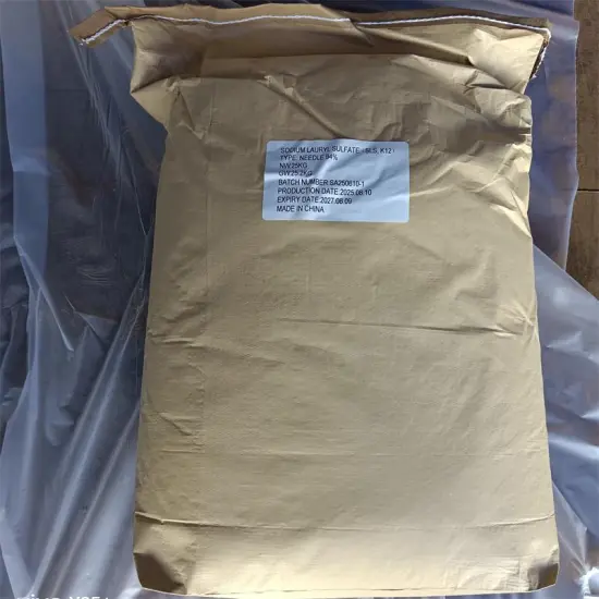 Sodium Lauryl Sulfate Anionic Surfactant SLS K12
