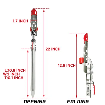 FOYOTO Automatic Stainless Steel Fishing Rod Holder Bracket
