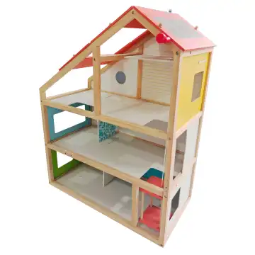  Wooden Toy Doll House for Girls: The Perfect Companion for Pretend Play and Creative Imagination 