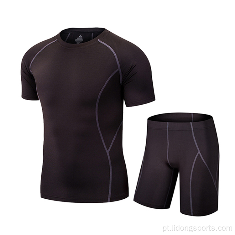 Roupas rápidas de vestuário para fitness de fitness seco seco