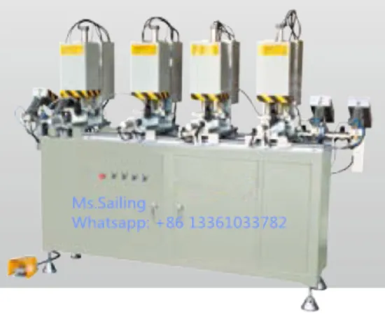 UPVC Window Four Head Screw Fastening Machine