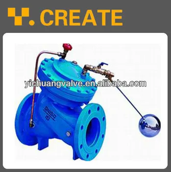 hydraulic Piston type remote water control float valve