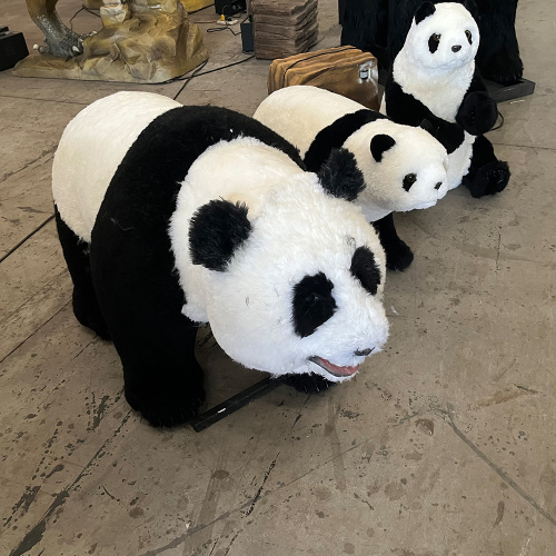 Life size panda animatronic animal for sale
