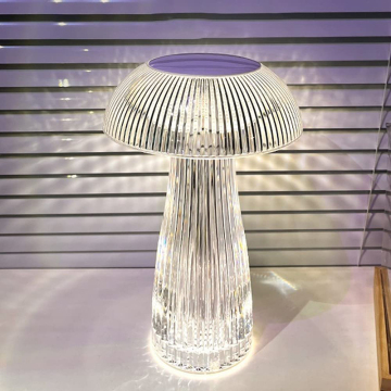 Rechargeable Touch Control LED Crystal Lamp for Restaurant Tables