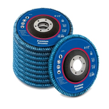 Premium Zirconia Sanding Flap Disc 4.5 x 7/8 Inch 60#