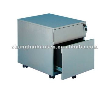 2 Drawer Movable Metal Furniture File Cabinet