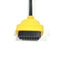 Cavo adattatore diagnostico CAT9 OBDII da 16 pin femmina a CUMMINS 9 pin maschio, anello connettore nero