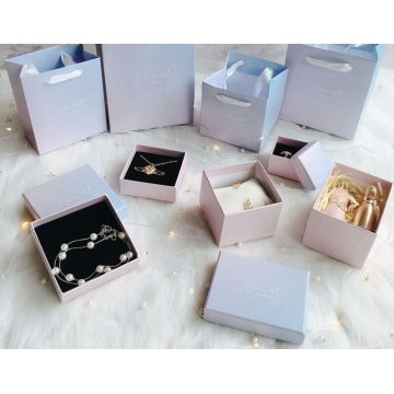 Packaging Paper Jewelry Box for Necklace Gift Bag