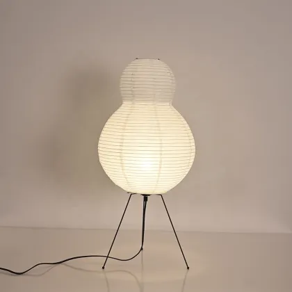 White Japanese Rice Paper Table Lamp Shades for Modern Home Decor