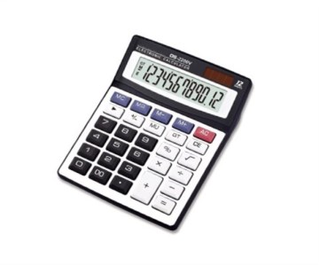 12-digit desktop calculators with two-way power