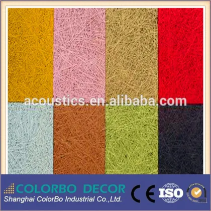 Building materials Interior wood wool acoustic wall panels
