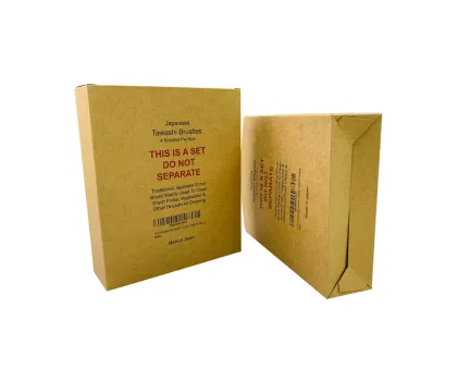 Custom Brown Kraft Paper Packaging Boxes for Food and Pastries