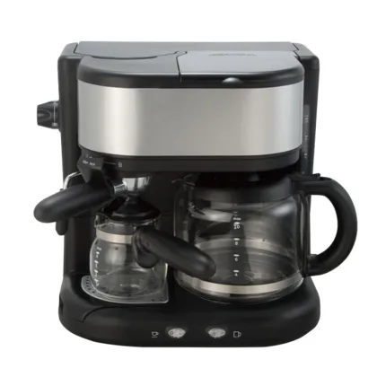 Italian espresso drip coffee maker 2IN1 for home