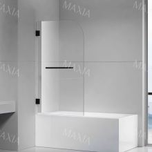 Черный экран душа в ванной комнате типа 1