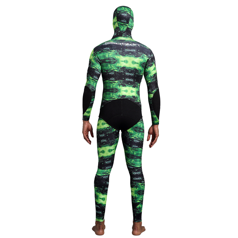 Seaskin 5MM Καπό Pattern Neoprene DivingSuit