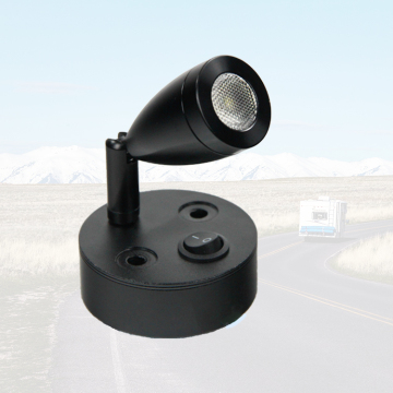 Sorotan LED RV dengan Port Pengisian USB - Lampu Membaca Ukuran Kecil