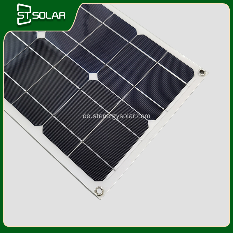 50W monokristalline PET Flexible Panel