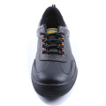 Sapato de segurança para homens de couro genuíno com sapatos de segurança / sapatos de lazer